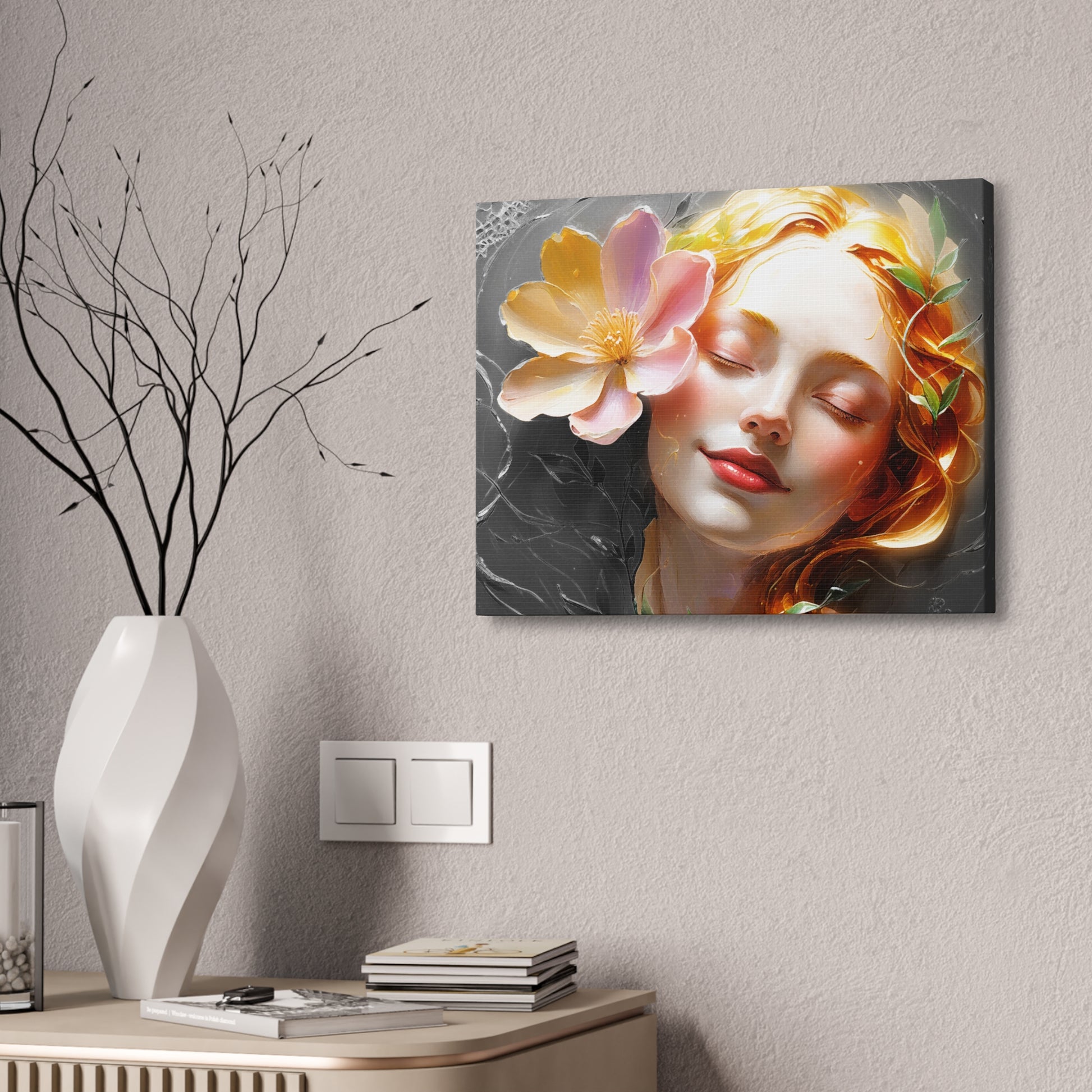 Serene Floral Canvas Art | Botanical Wall Decor