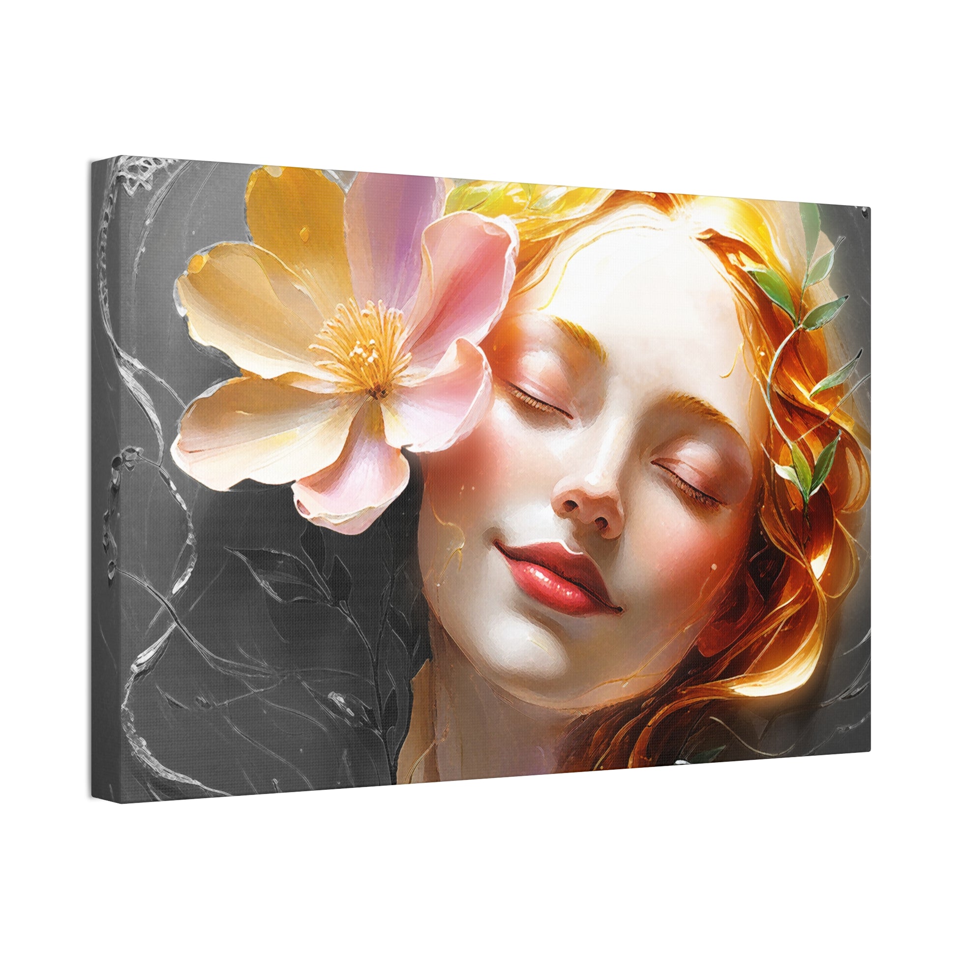 Serene Floral Canvas Art | Botanical Wall Decor