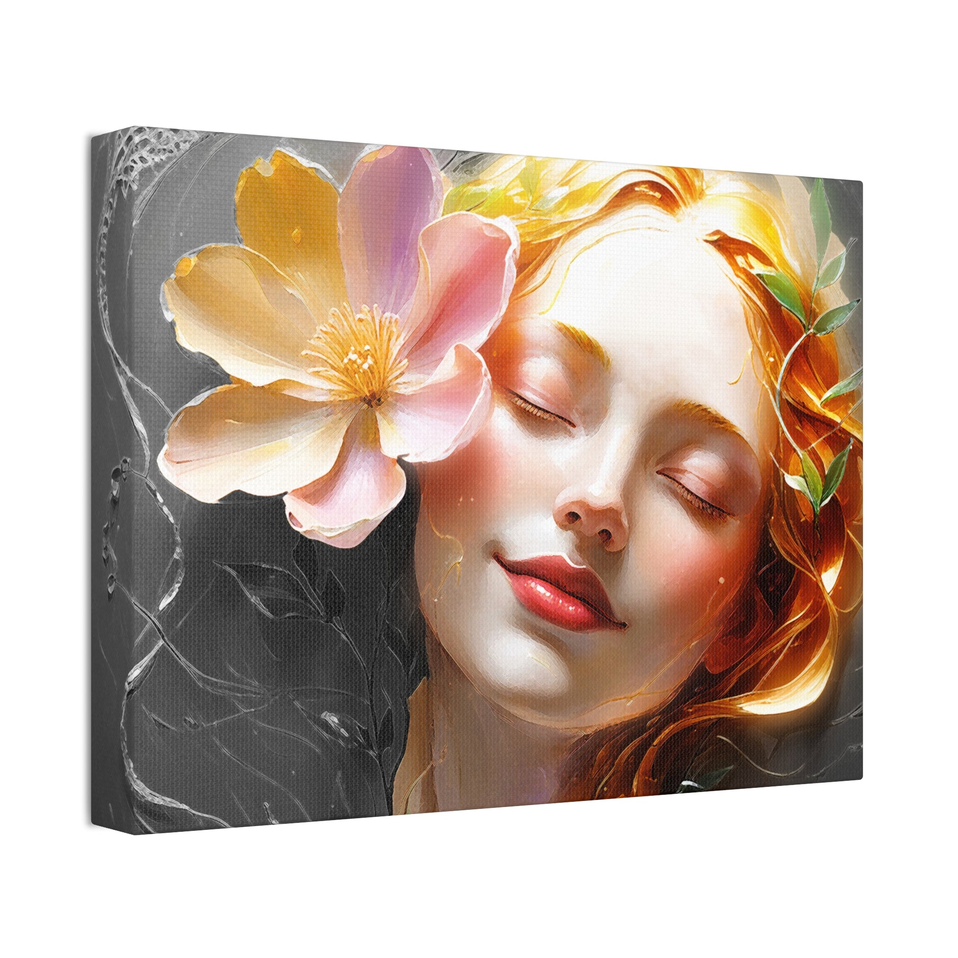 Serene Floral Canvas Art | Botanical Wall Decor
