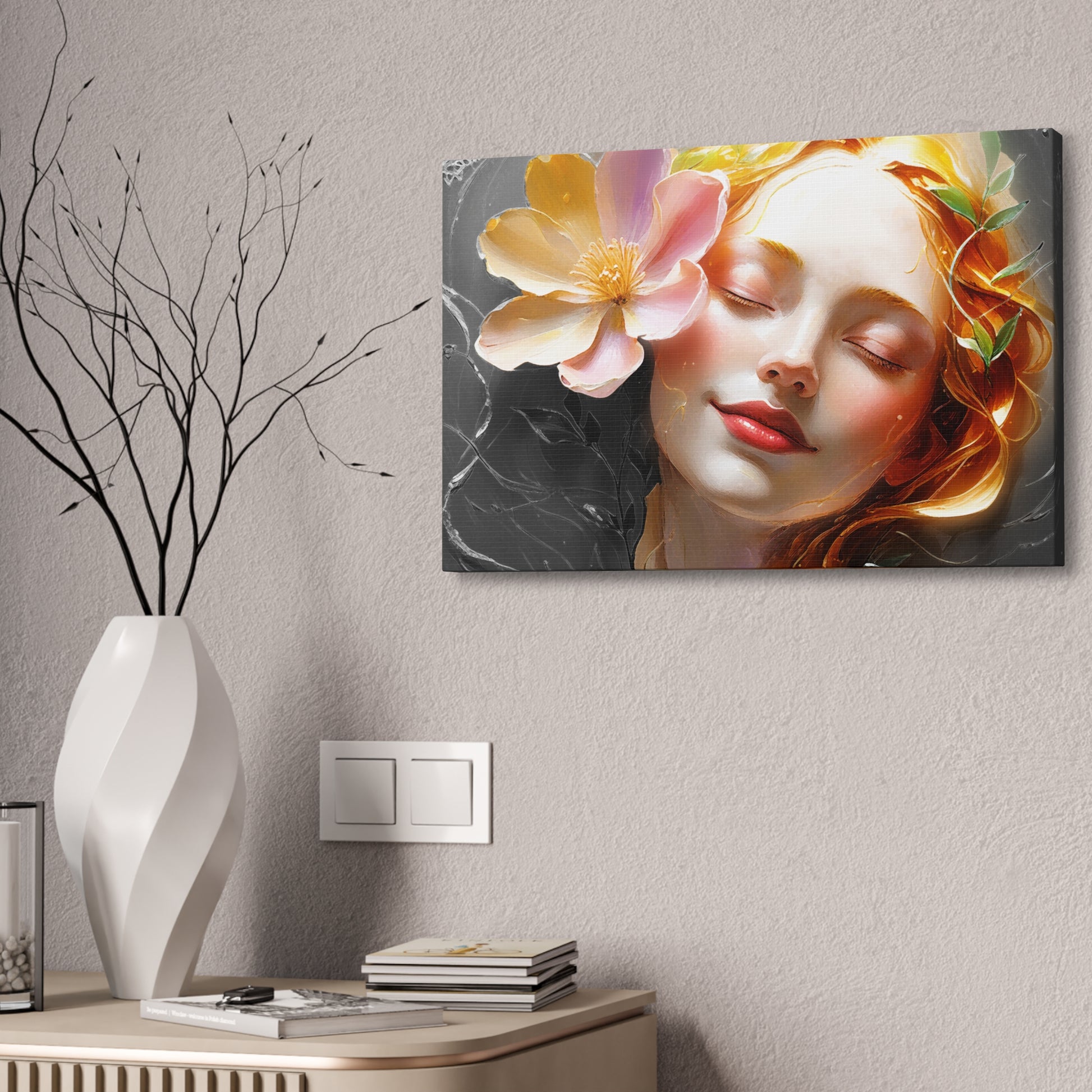 Serene Floral Canvas Art | Botanical Wall Decor