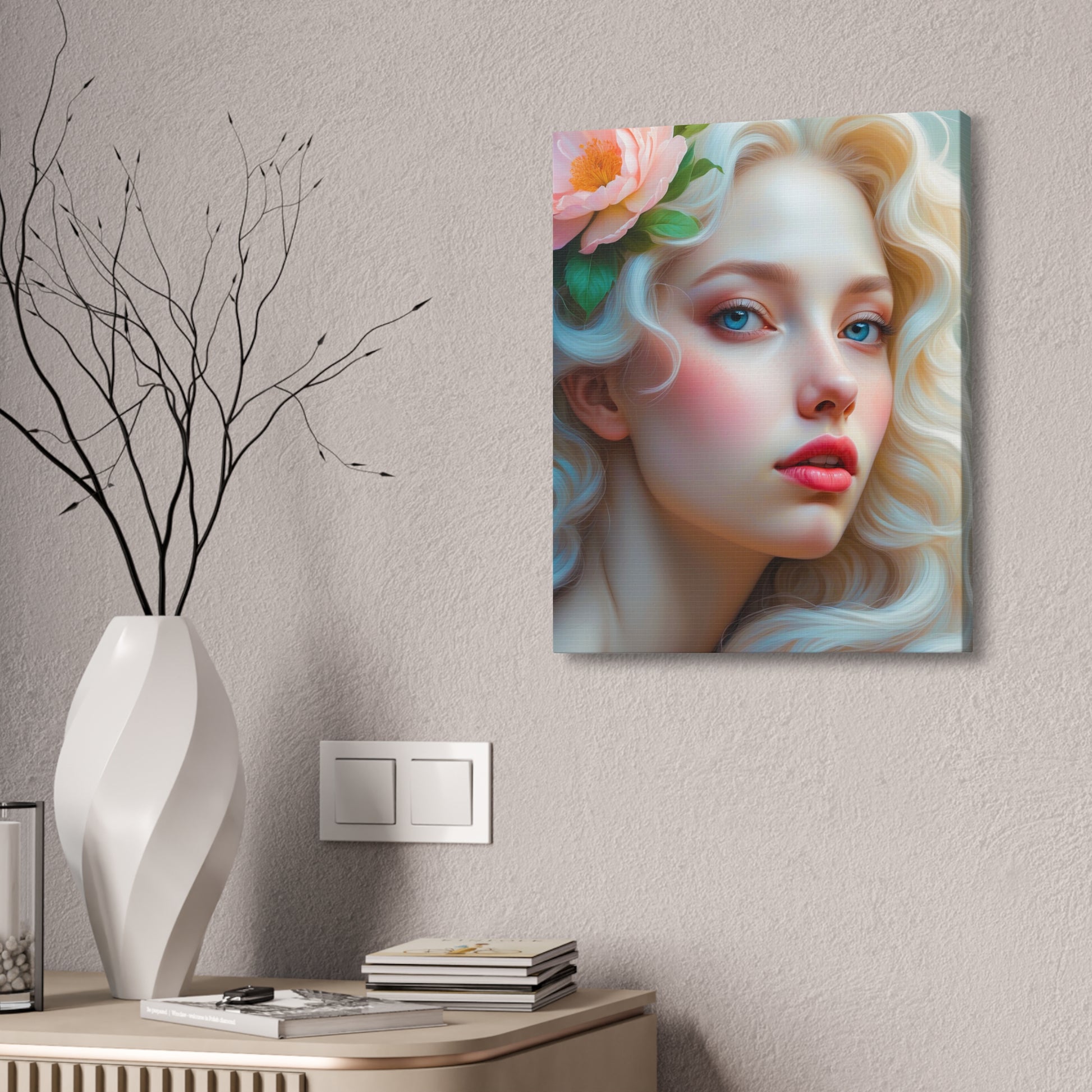 Serene Floral Canvas Art | Botanical Wall Decor