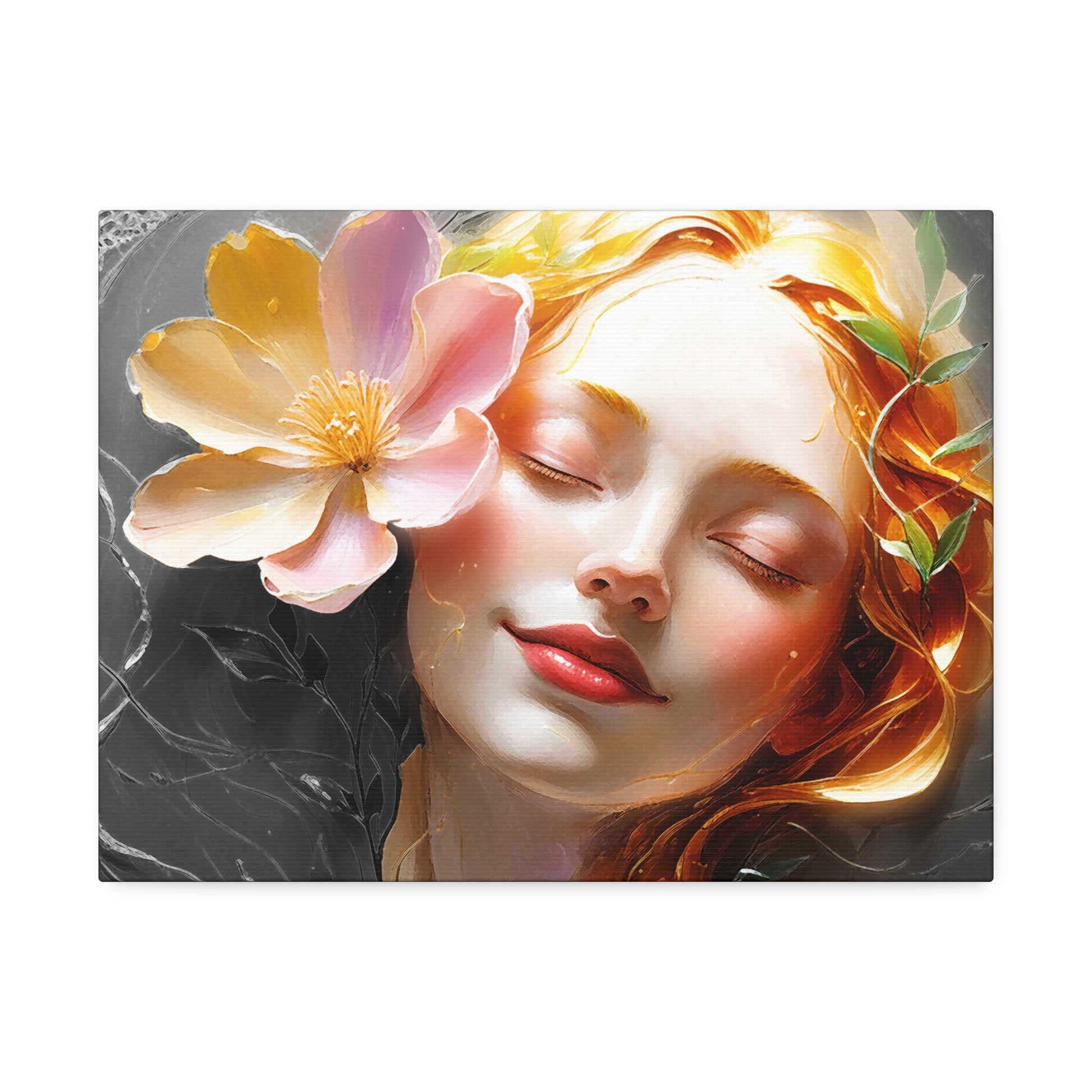 Serene Floral Canvas Art | Botanical Wall Decor