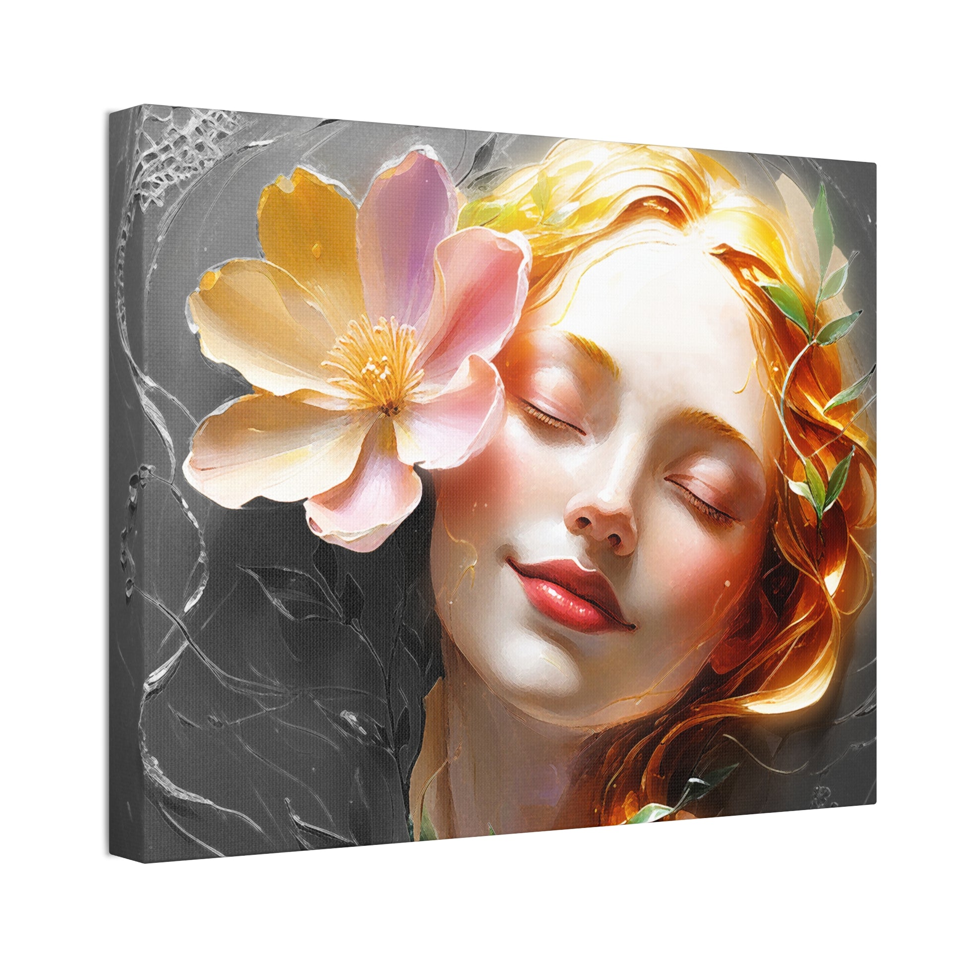 Serene Floral Canvas Art | Botanical Wall Decor