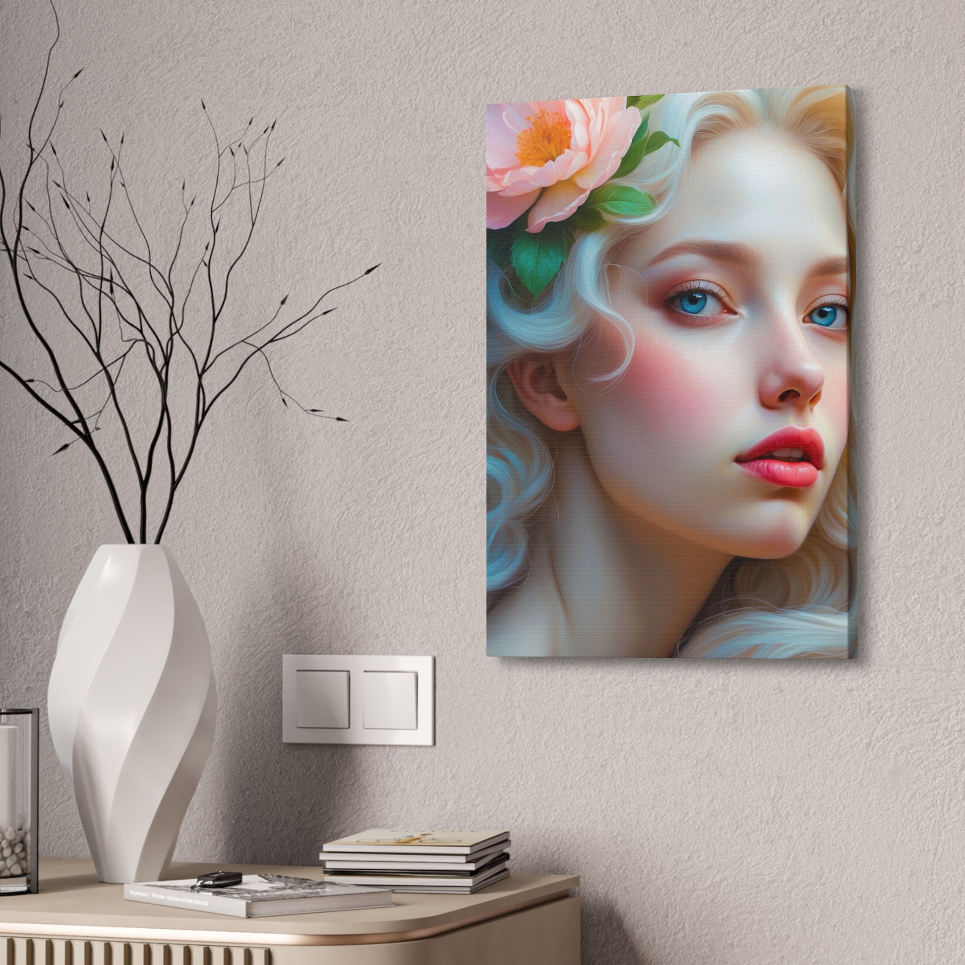 Serene Floral Canvas Art | Botanical Wall Decor