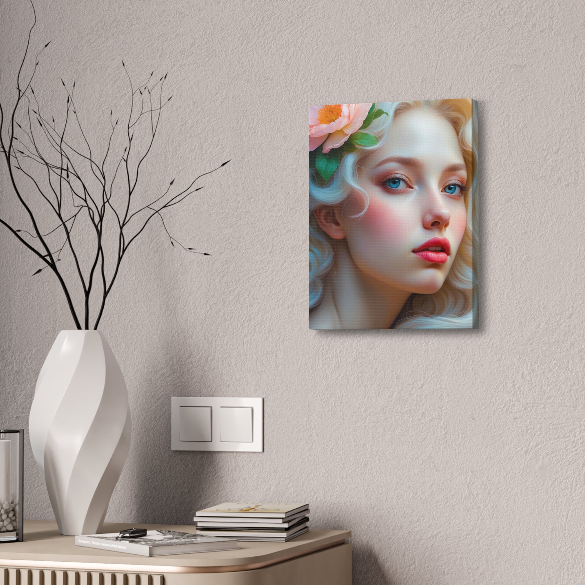 Serene Floral Canvas Art | Botanical Wall Decor