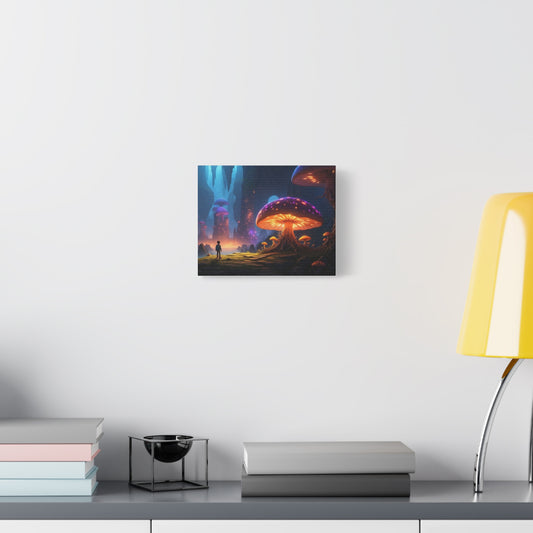 Mushroom Fantasy Canvas | Whimsical Wall Art Decor
